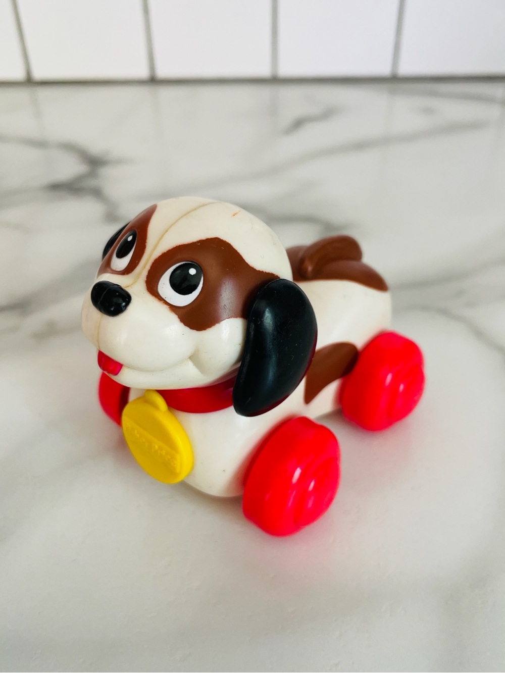 ❌❌Sold❌❌Vintage 1996 Fisher Price McDonald’s Happy Meal Toy - Rolling Puppy